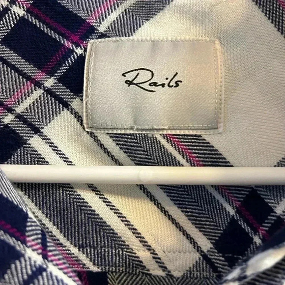 Rails Dylan cropped flannel shirt - Picture 3 of 5